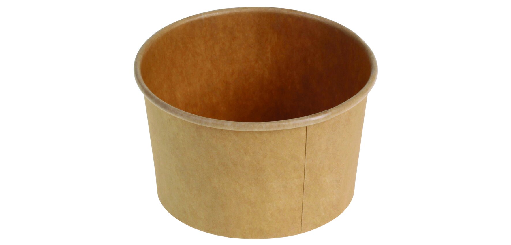 Becher suplesse  Kraft-Karton/PE, braun, 340 ml, Ø 10,5 cm