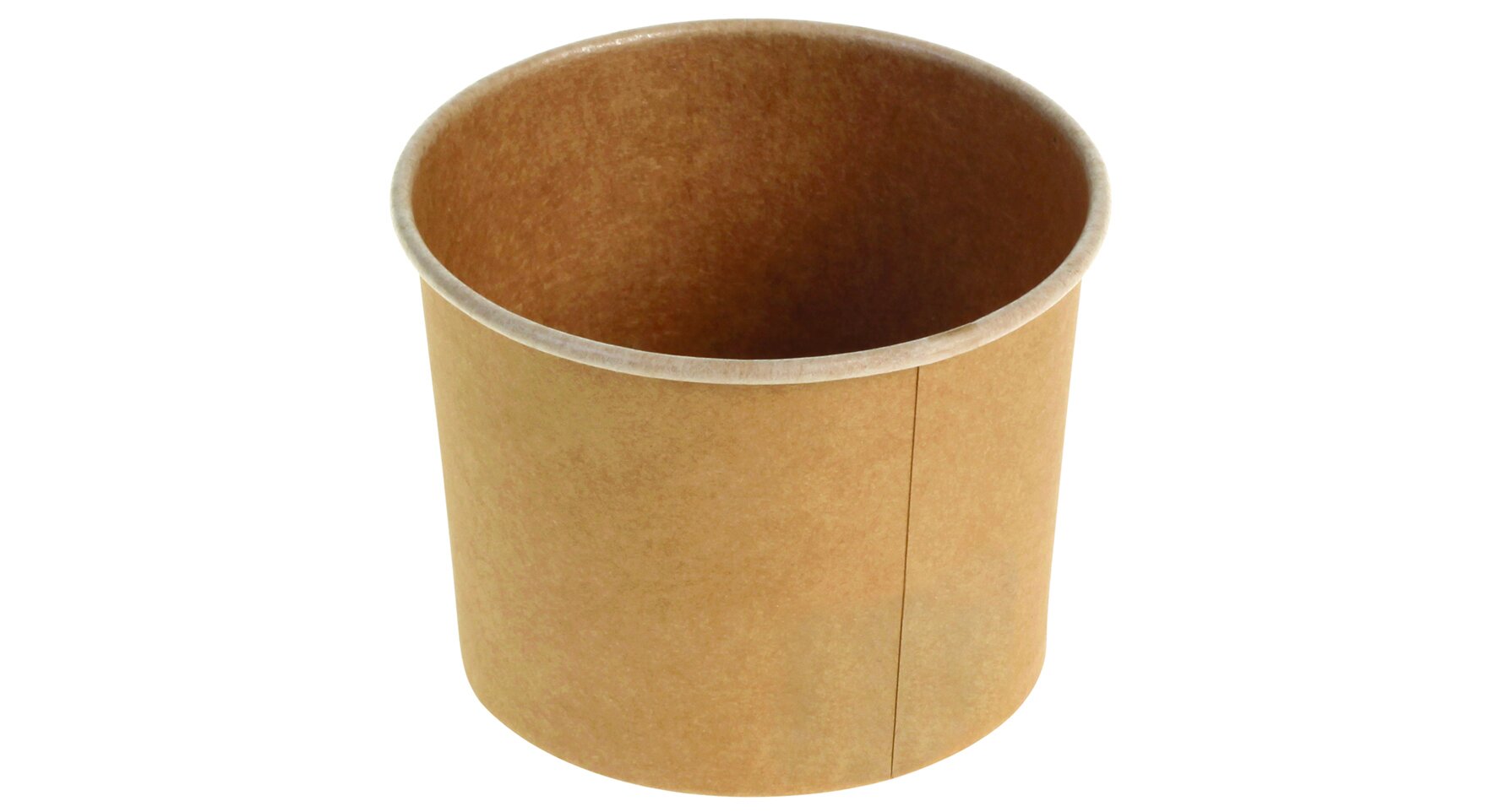 Becher suplesse Kraft-Karton/PE, braun, 440 ml, Ø 10,5 cm