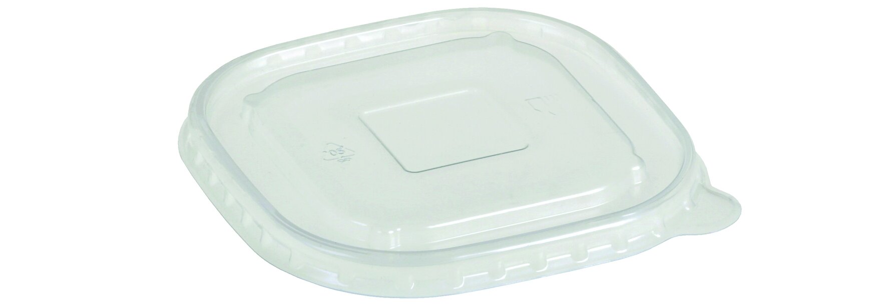 Deckel PP, transparent, quadratisch, antifog, 11,5 x 11,5 cm