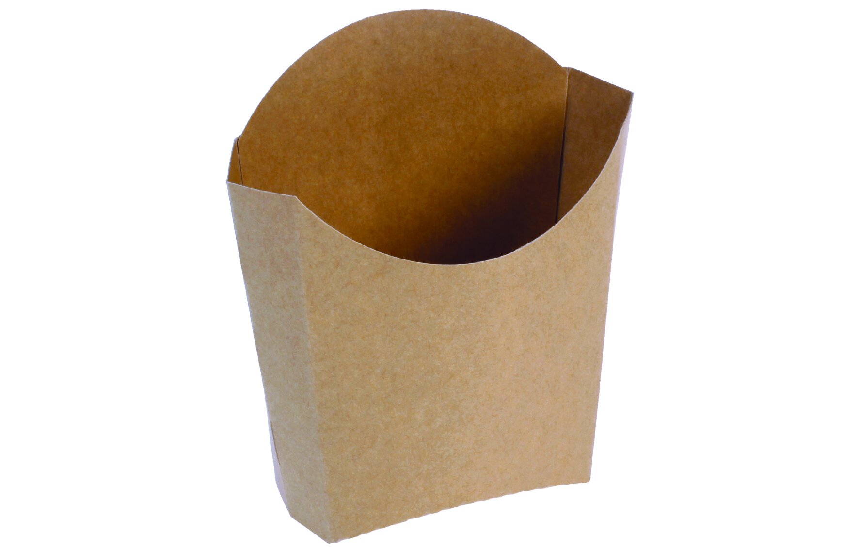 Pommes-Box Kraft / PLA, 9 x 10 x 4 cm