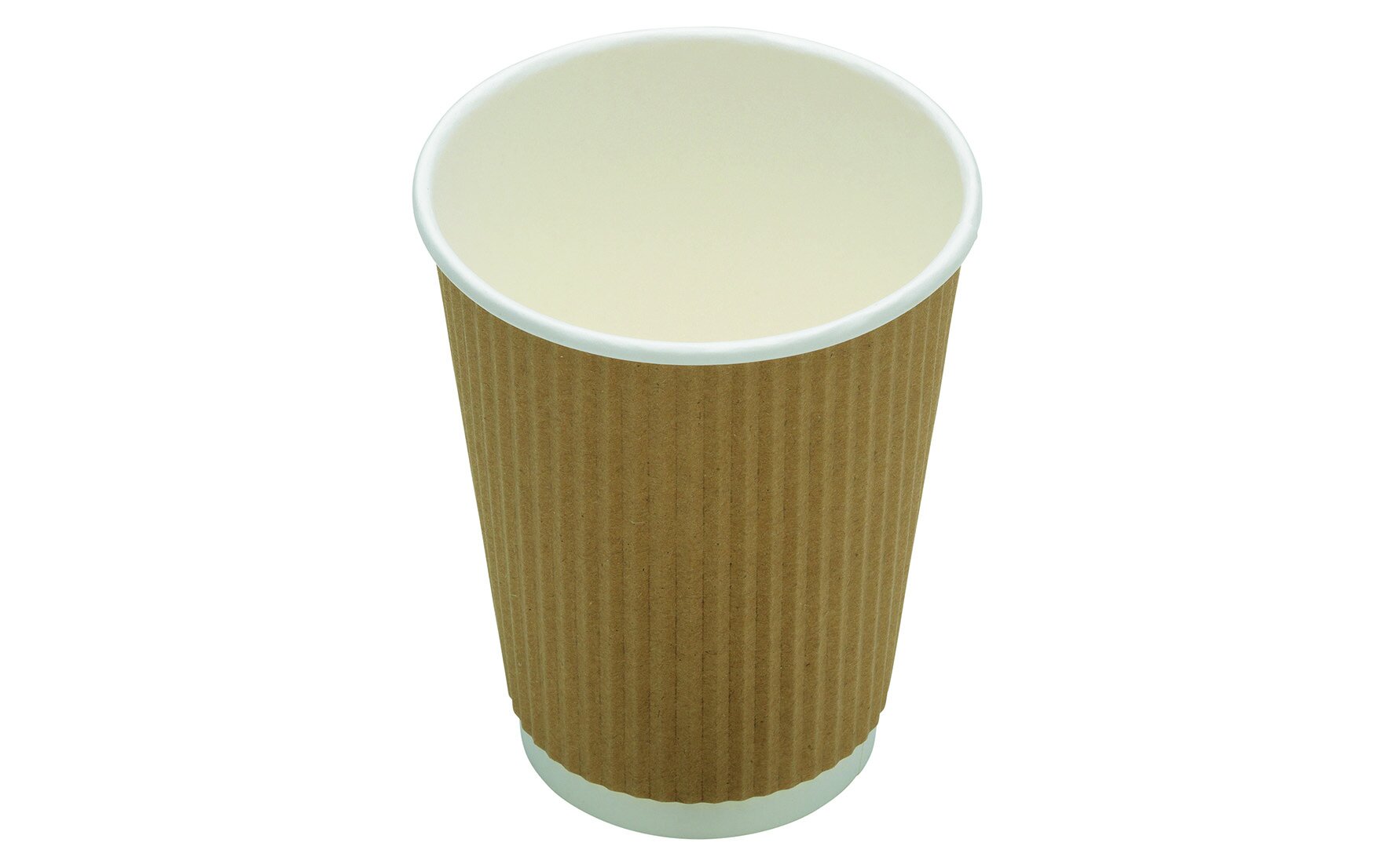 Becher SUP-Logo suplesse Kraft-Karton/PE, braun, doppelwandig, 300 ml