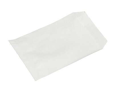 Beutel suplesse Papier, weiß, 40gm², 9 x 14 cm