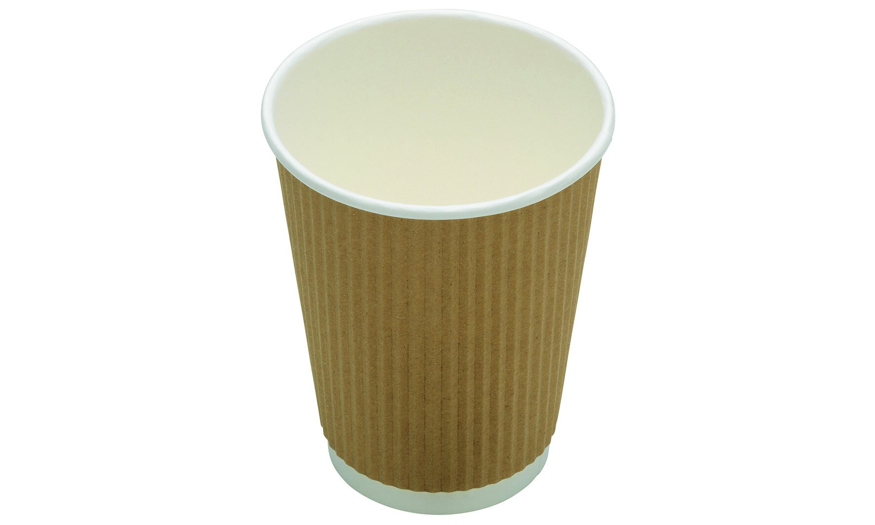 Becher SUP-Logo suplesse Kraft-Karton/PE, braun, doppelwandig, 400 ml