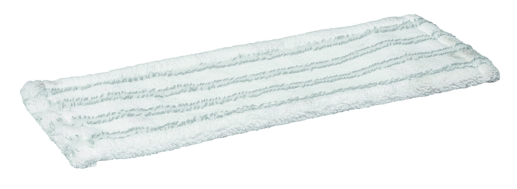 Wischmopp mit Taschen- & Laschenbezug Premium Microfaser, weiß/grau, 40 cm