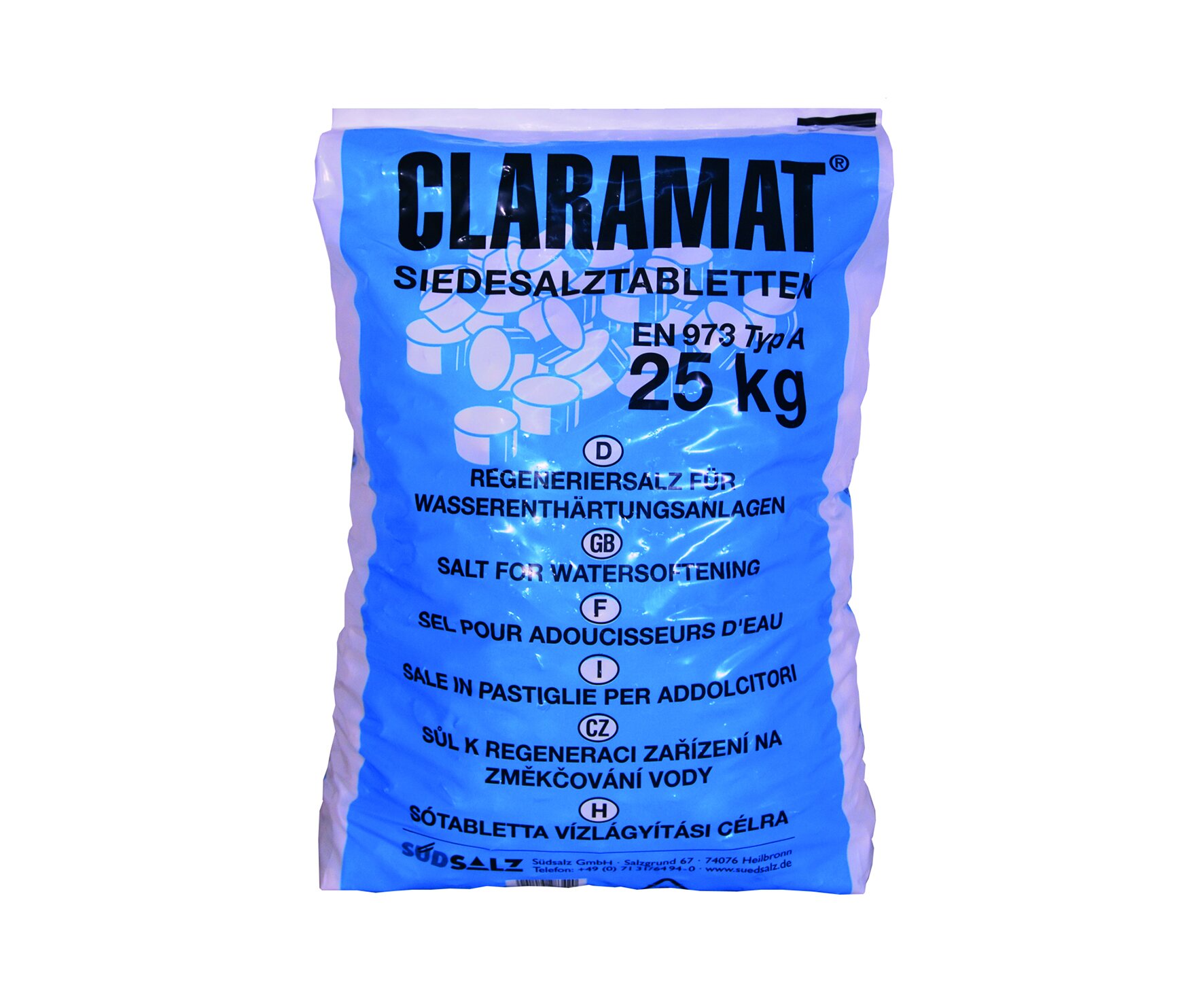 Salztabletten für Wasserenthärtungsanlagen, 25 kg