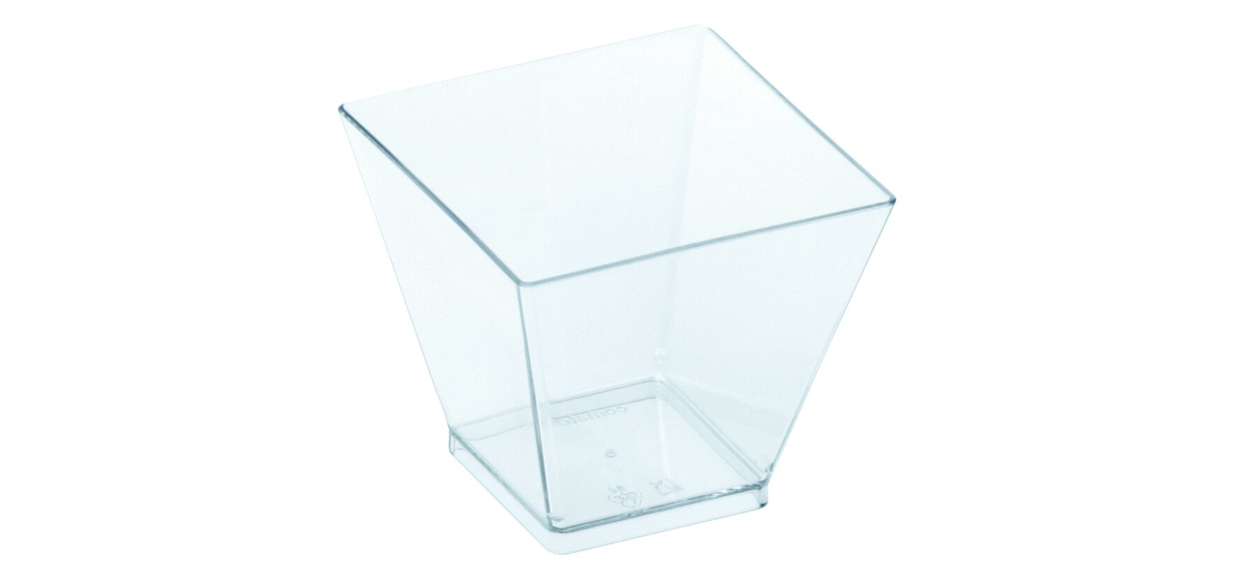 Becher designline KOVA PS, transparent, 60 ml