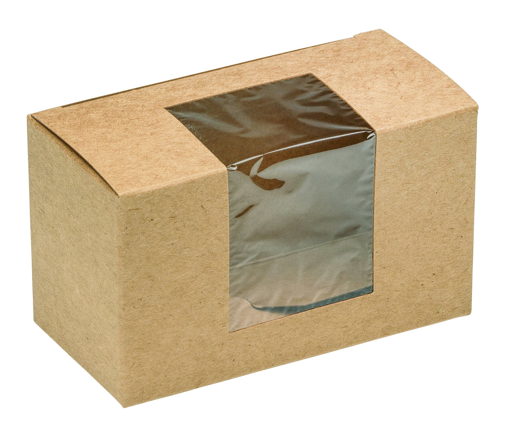 Box mit Sichtfenster suplesse Karton/OPP, 7 x 12 x 6 cm