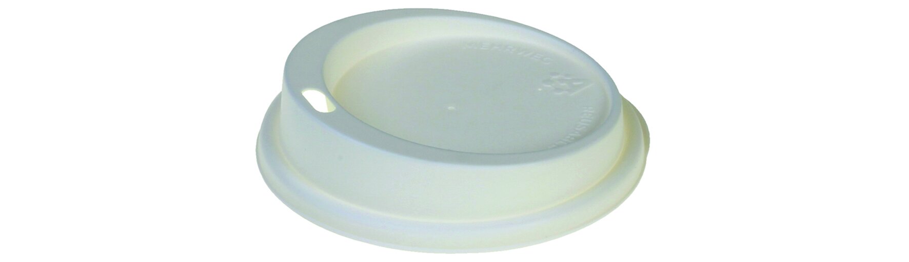 Deckel suplesse Mehrwegbecher PP, weiß, Ø8 cm