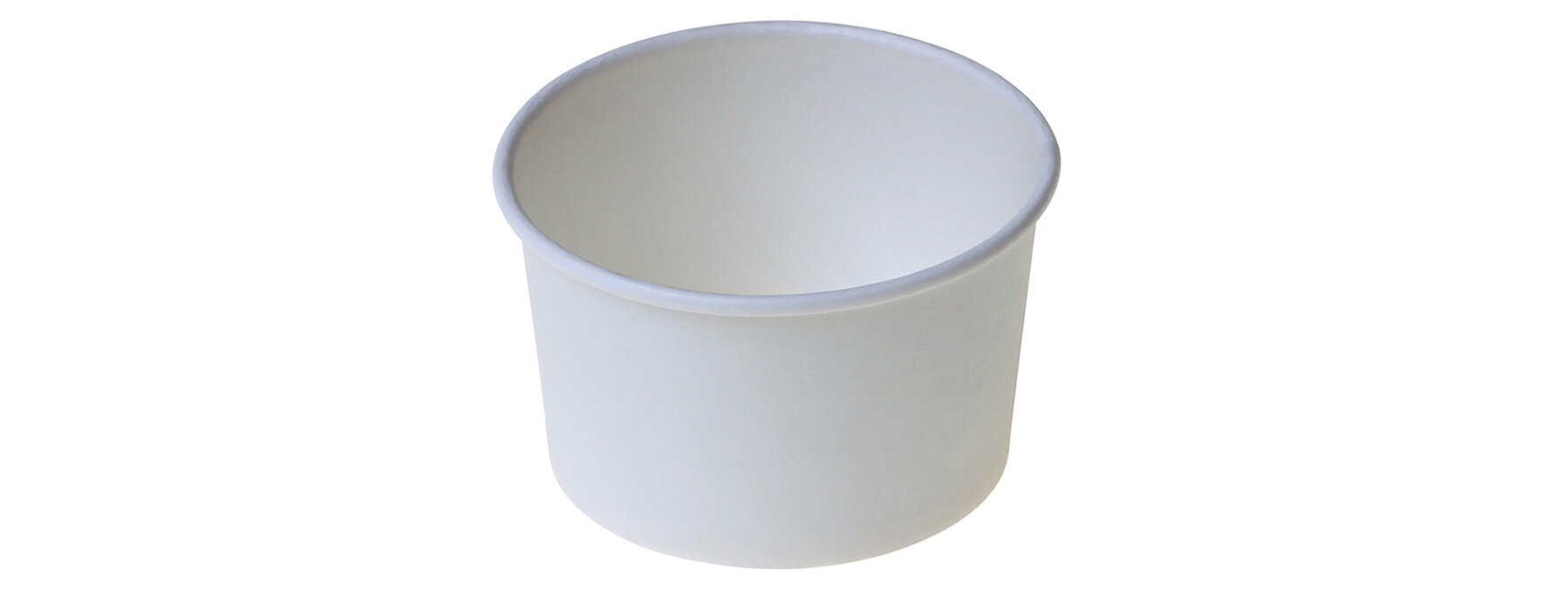 Becher naturesse Karton/PLA, weiß, rund, 180 ml