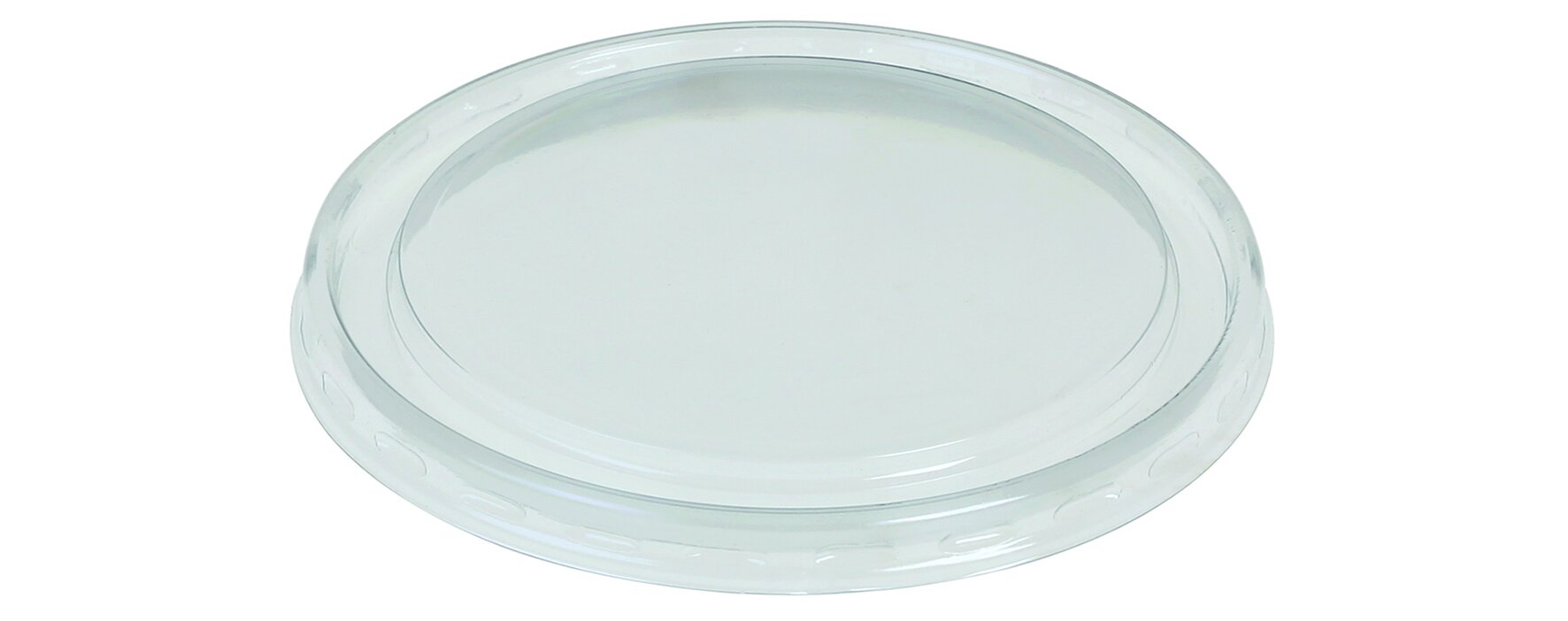 Deckel fest schließend suplesse rPET, transparent, rund, Ø 10,5 cm