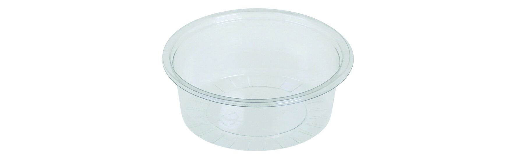 Saucenbecher PET, transparent, rund, Ø 7,5 cm, 80 ml