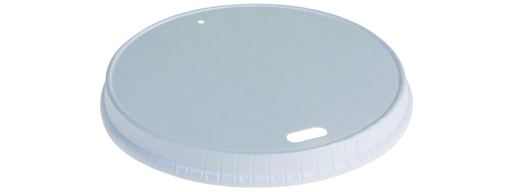 Deckel ohne Plastiklaminierung naturesse Papier, weiß, Ø 8 cm