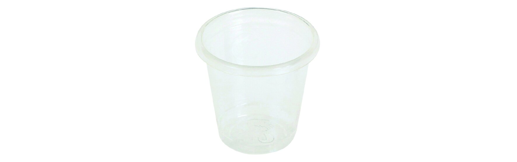 Shotbecher SUP-Logo naturesse PLA, transparent, 3 cl