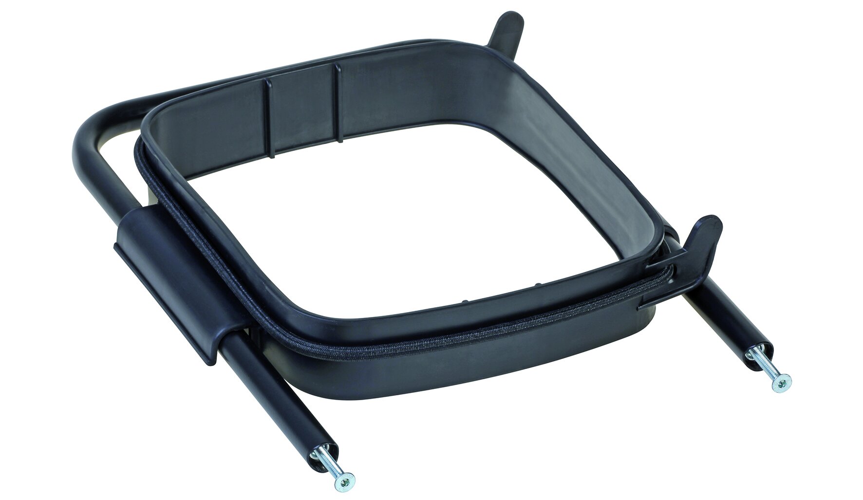 Abfallsackhalterung Katrin Metall, schwarz, 29,8 x 39,8 x 6,5 cm