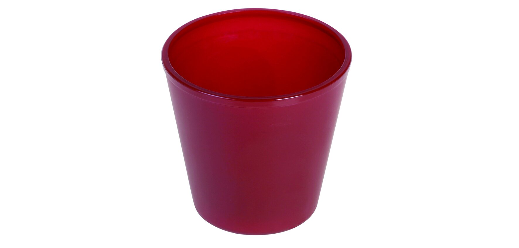 Becher To-Go circ suplesse PP, rot, doppelwandig, 200 ml