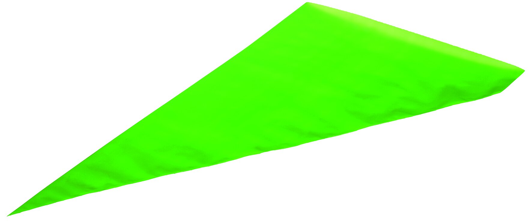 Spritzbeutel für Heissanwendung PE, grün, 53 x 28 cm