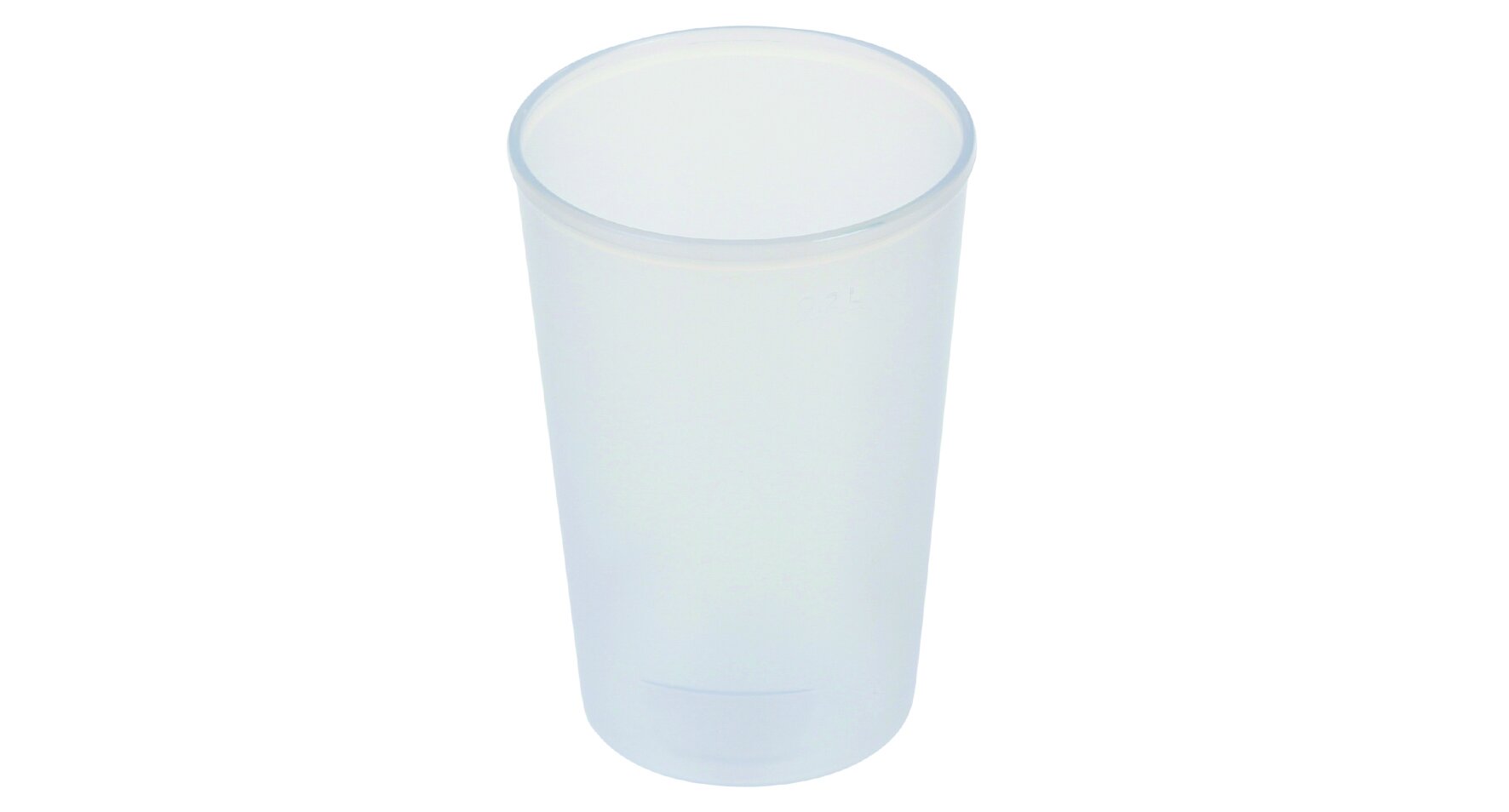 Becher Clear Cup circ suplesse PP, transparent, 200 ml
