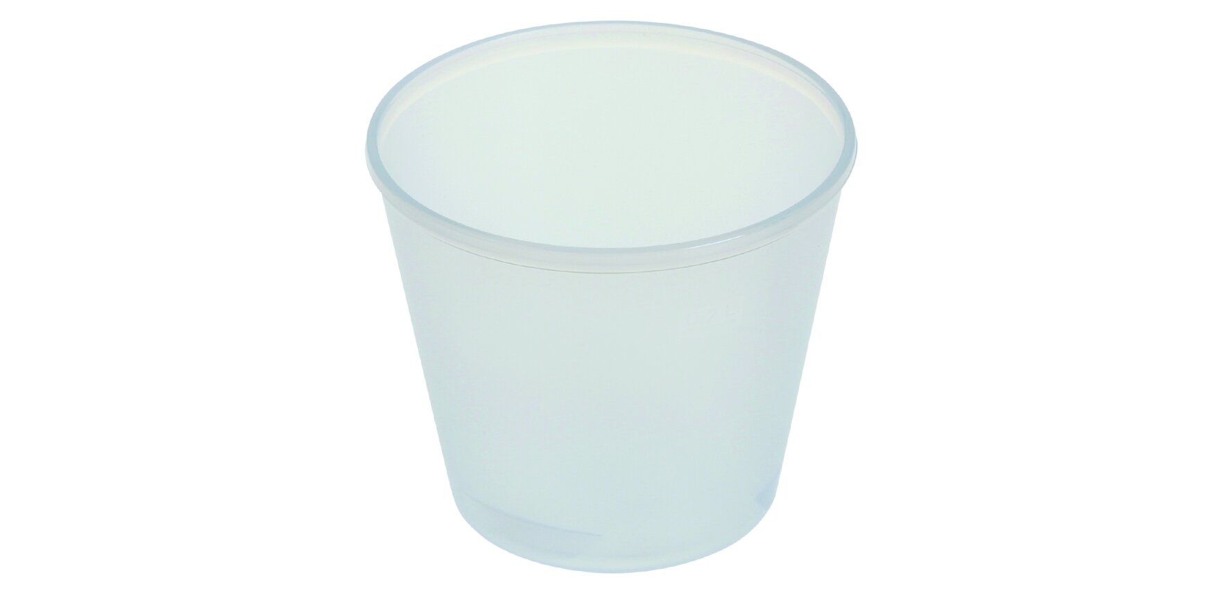 Becher Clear Cup circ suplesse PP, transparent, 200 ml