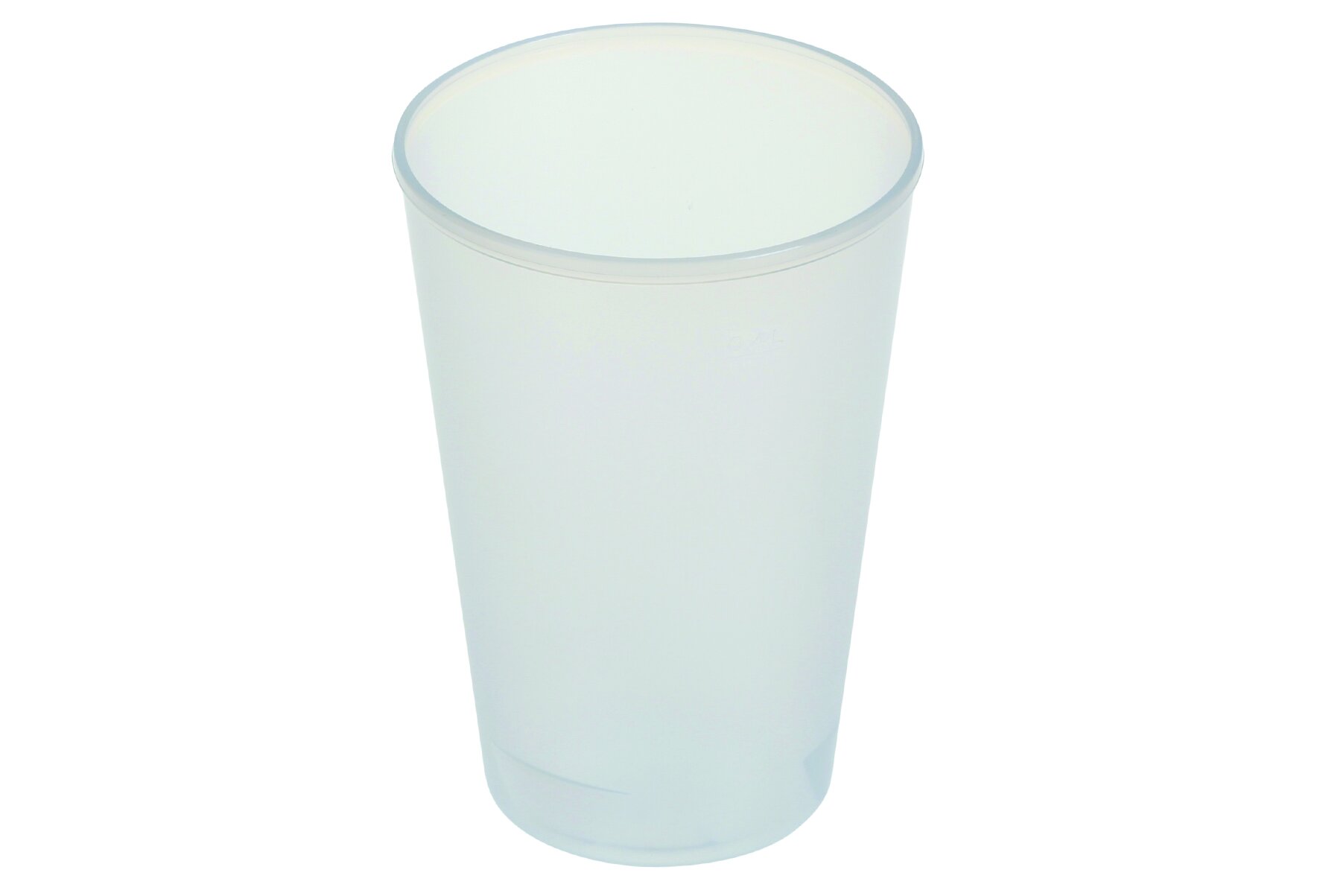 Becher Clear Cup circ suplesse PP, transparent, 400 ml