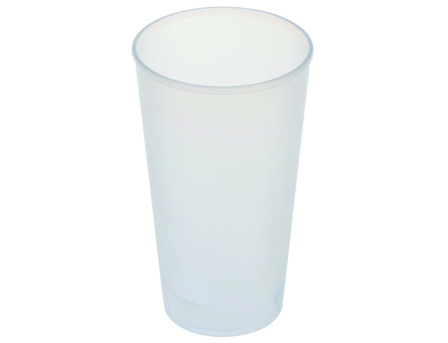 Becher Clear Cup circ suplesse PP, transparent, 500 ml