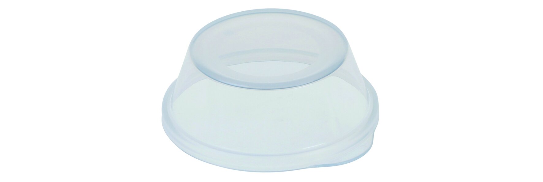Domdeckel Clear Cup circ suplesse PP, transparent, Ø 9 cm