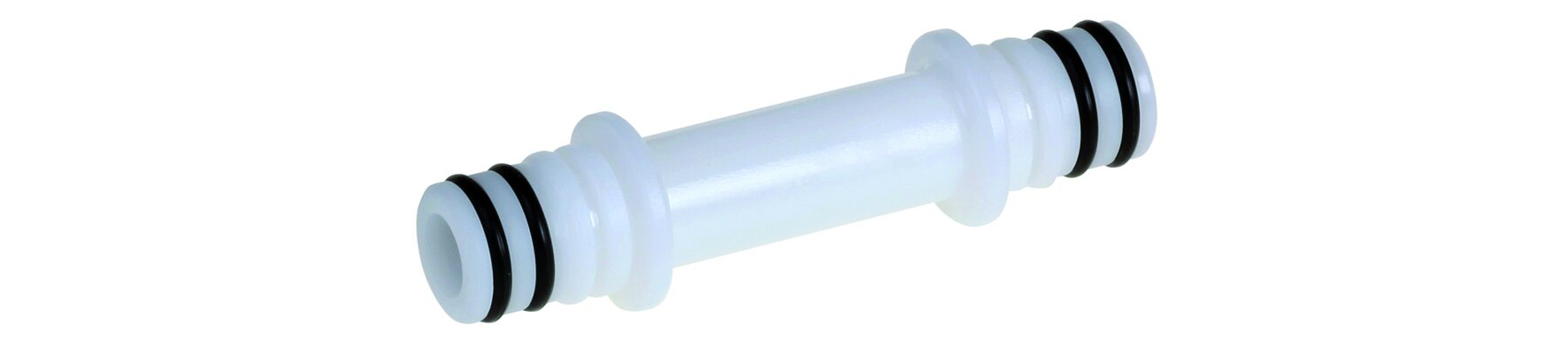 Verbindungsstück Ecomix zu Dosiergeräten Kunsstoff, weiß