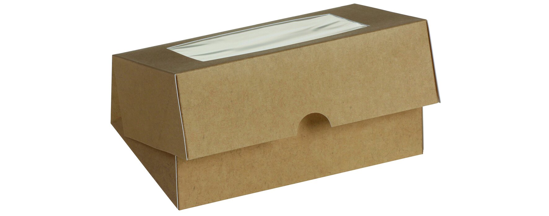 Box mit Sichtfenster suplesse Karton/PE, 9,9 x 14,8 x 4,8 cm