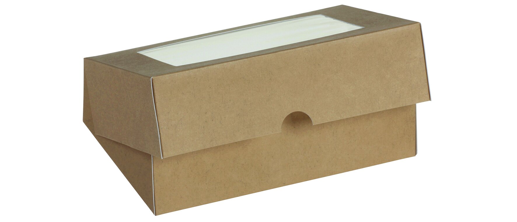 Box mit Sichtfenster suplesse Karton/PE, 11,3 x 18,6 x 4,8 cm