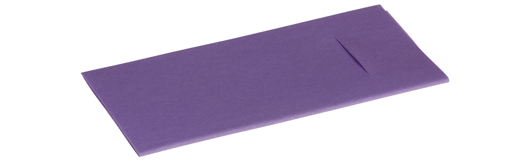 Beutelserviette Airlaid, lila, 1/8-Falz, 40 x 40 cm