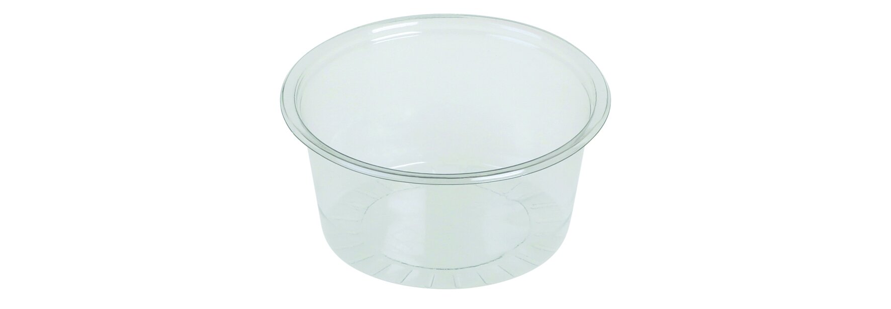 Saucenbecher PET, transparent, rund, Ø 7,5 cm, 120 ml