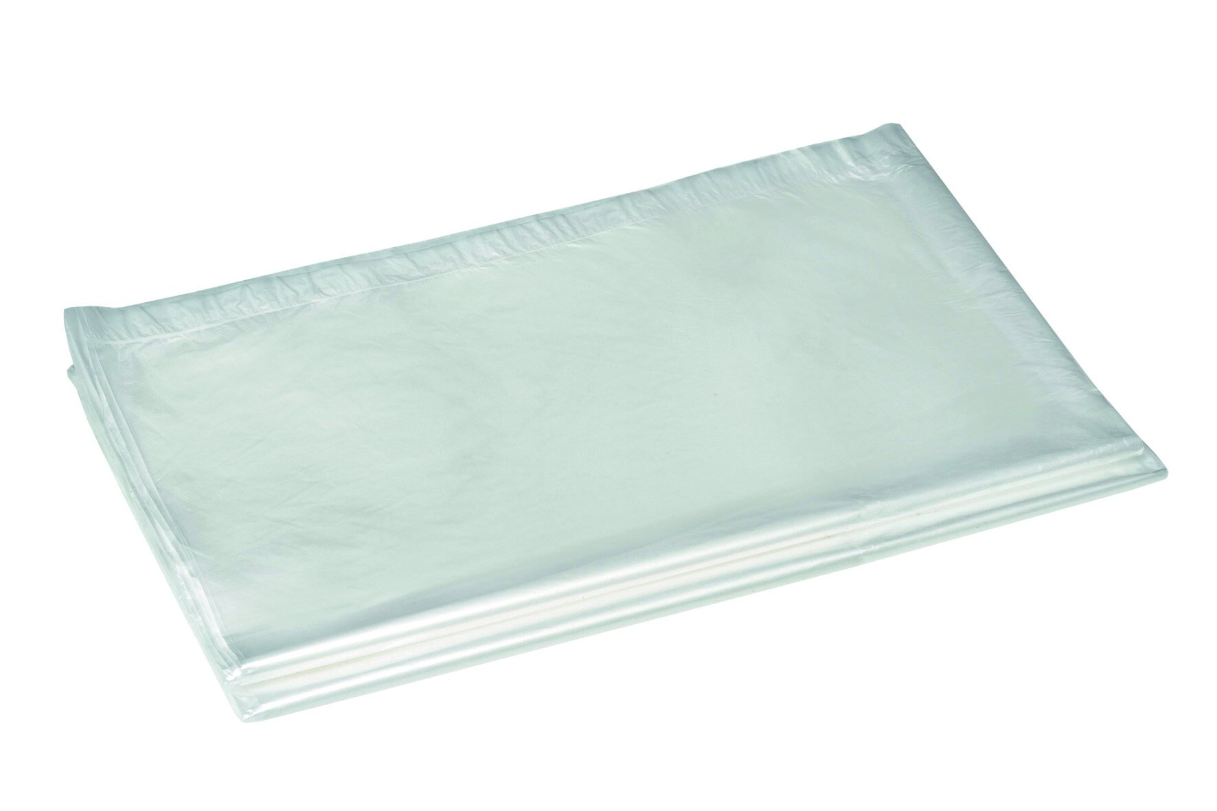 Einlegebeutel HDPE, transparent, 60 + 40 x 70 cm, 10 my