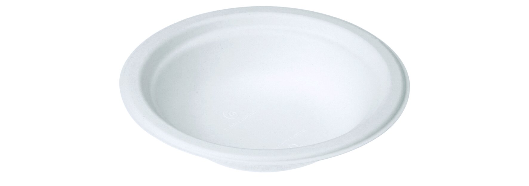 Bowl mit Rand naturesse Zuckerrohr, weiß, 200 ml
