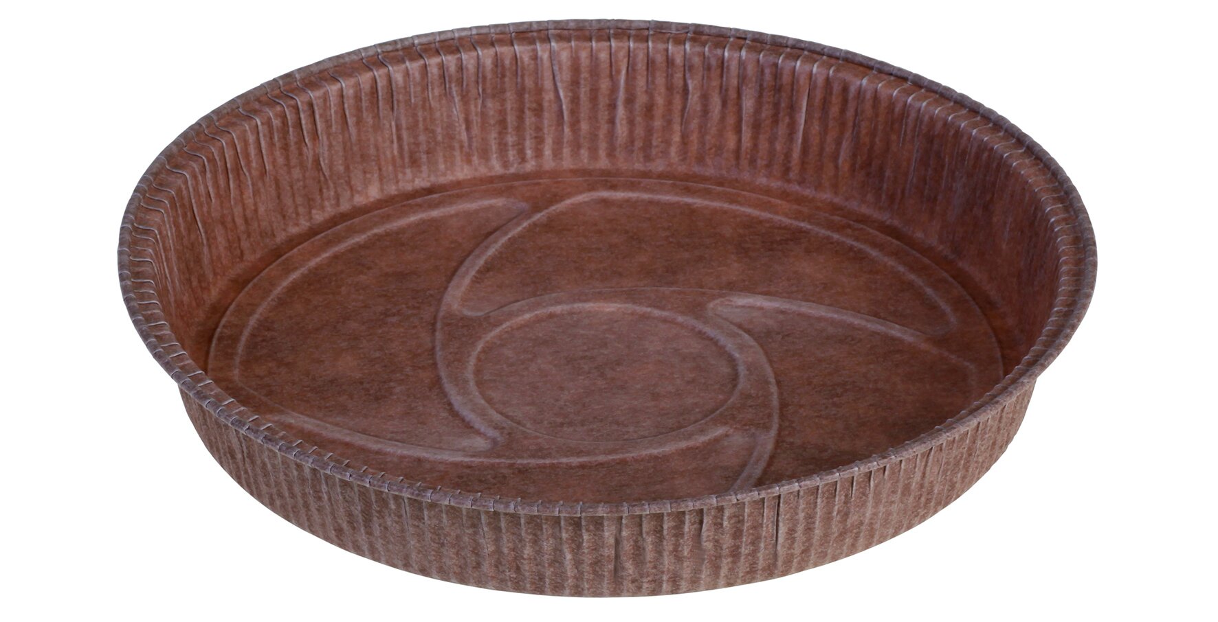 Backform suplesse Papier, braun, rund, 740 ml