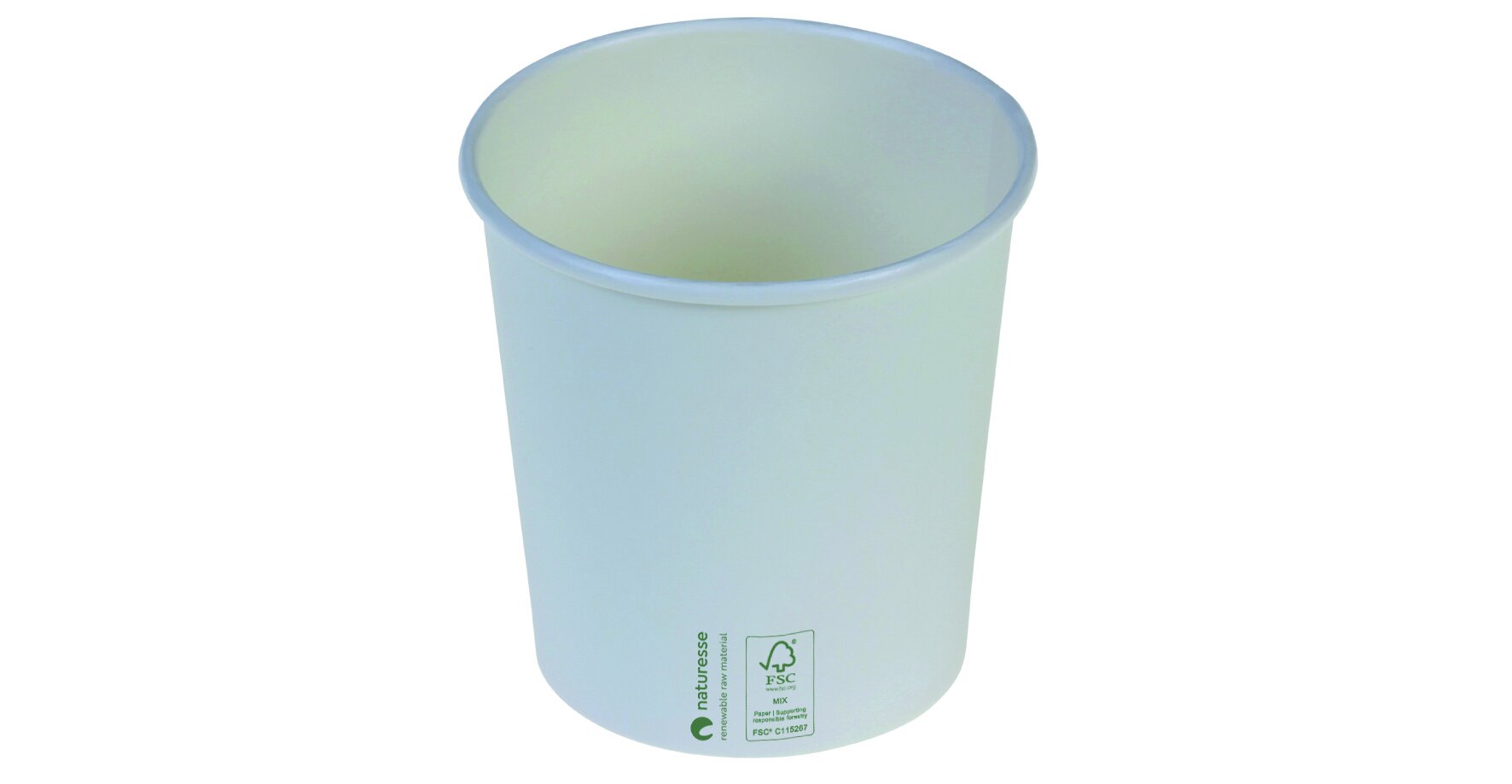 Suppenbecher naturesse Karton/PLA, weiß, 720 ml