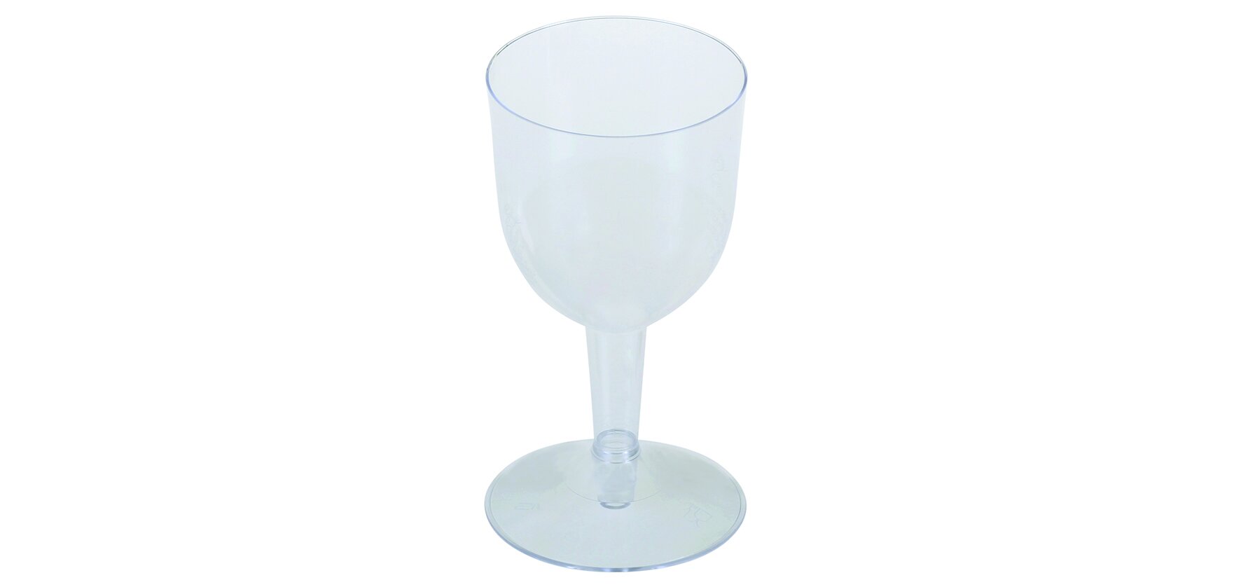 Weinglas geeicht SUP-Logo PS, transparent, 2-teilig, 100 ml