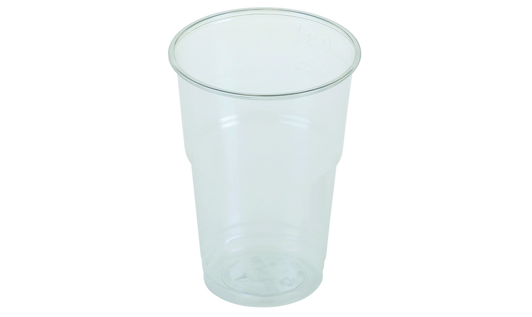 Trinkbecher doppelt geeicht SUP-Logo suplesse RPET, transparent, 250 + 300 ml