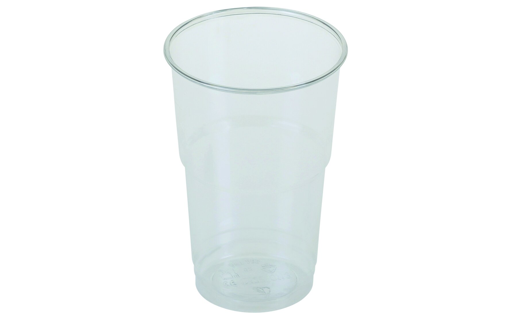 Trinkbecher geeicht SUP-Logo suplesse RPET, transparent, 300 ml