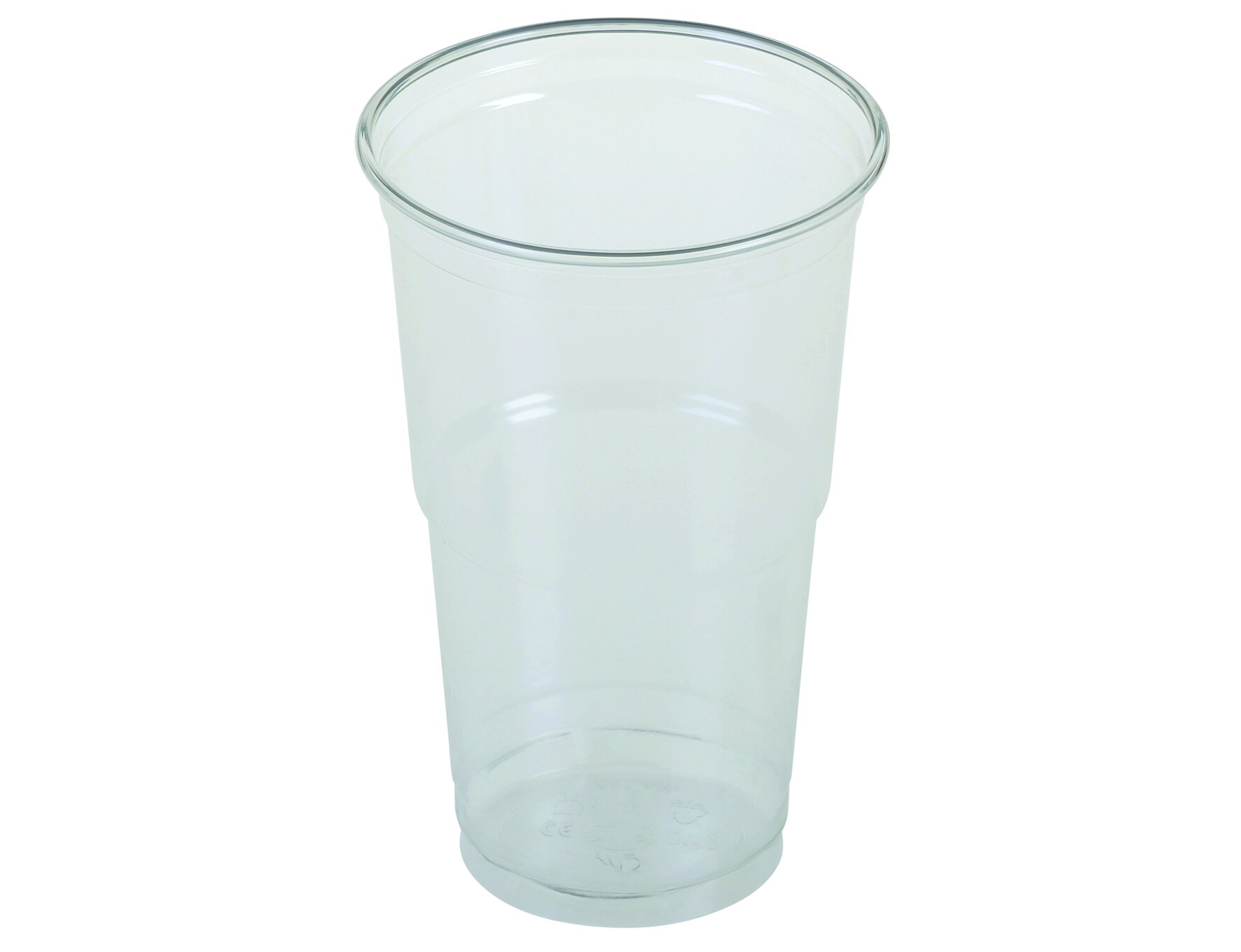 Trinkbecher geeicht SUP-Logo suplesse RPET, transparent, 500 ml