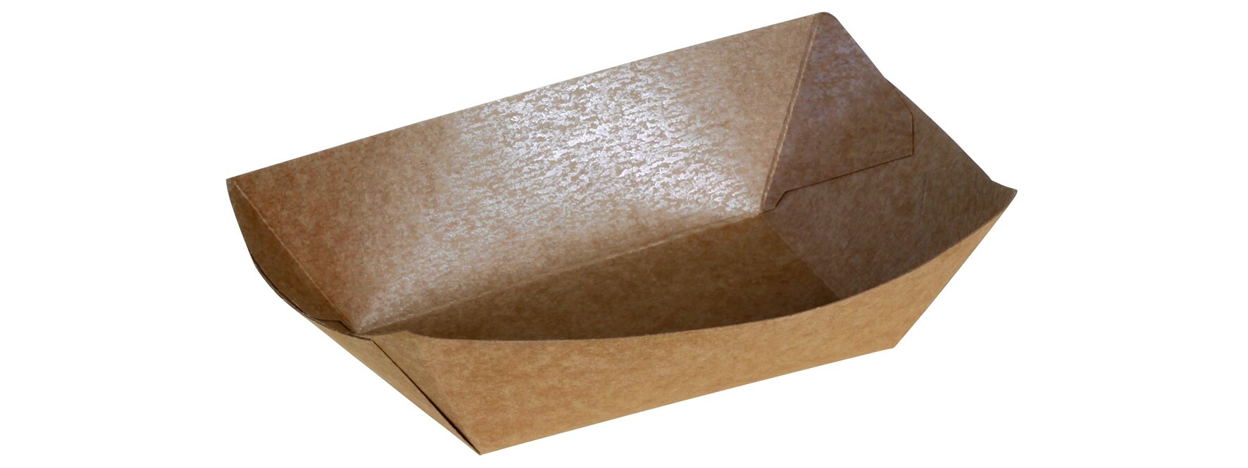 Schale suplesse Boot Karton/PE, braun, 330 ml