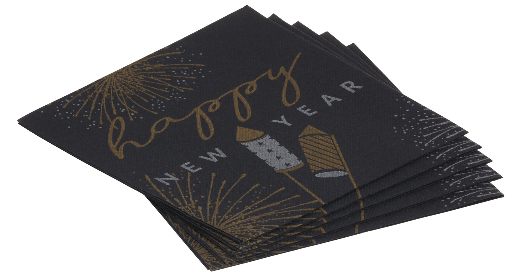 Serviette Rocky Airlaid, 1/4-Falz, 40 x 40 cm