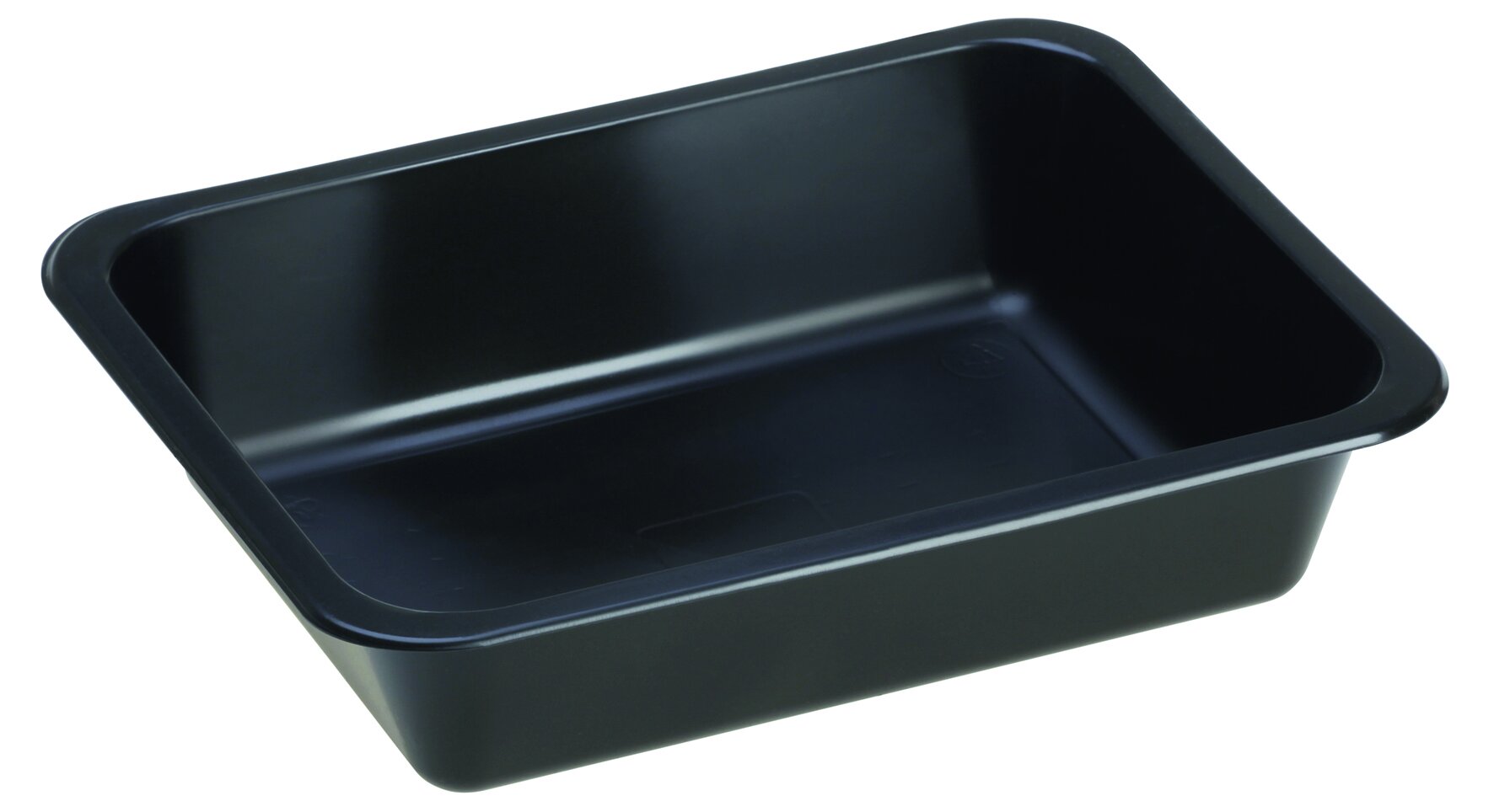 Schale PP, schwarz, rechteckig, 1200 ml