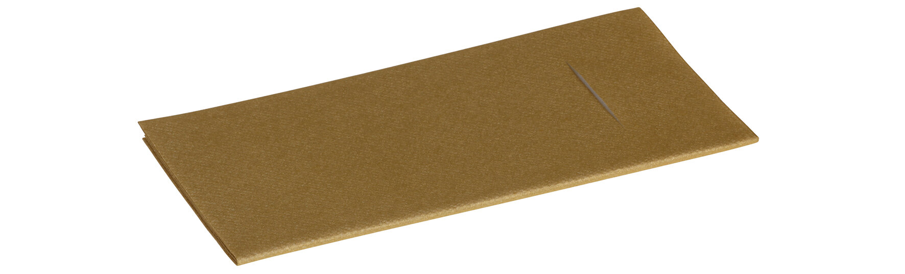 Beutelserviette Airlaid, gold, 1/8-Falz, 40 x 40 cm