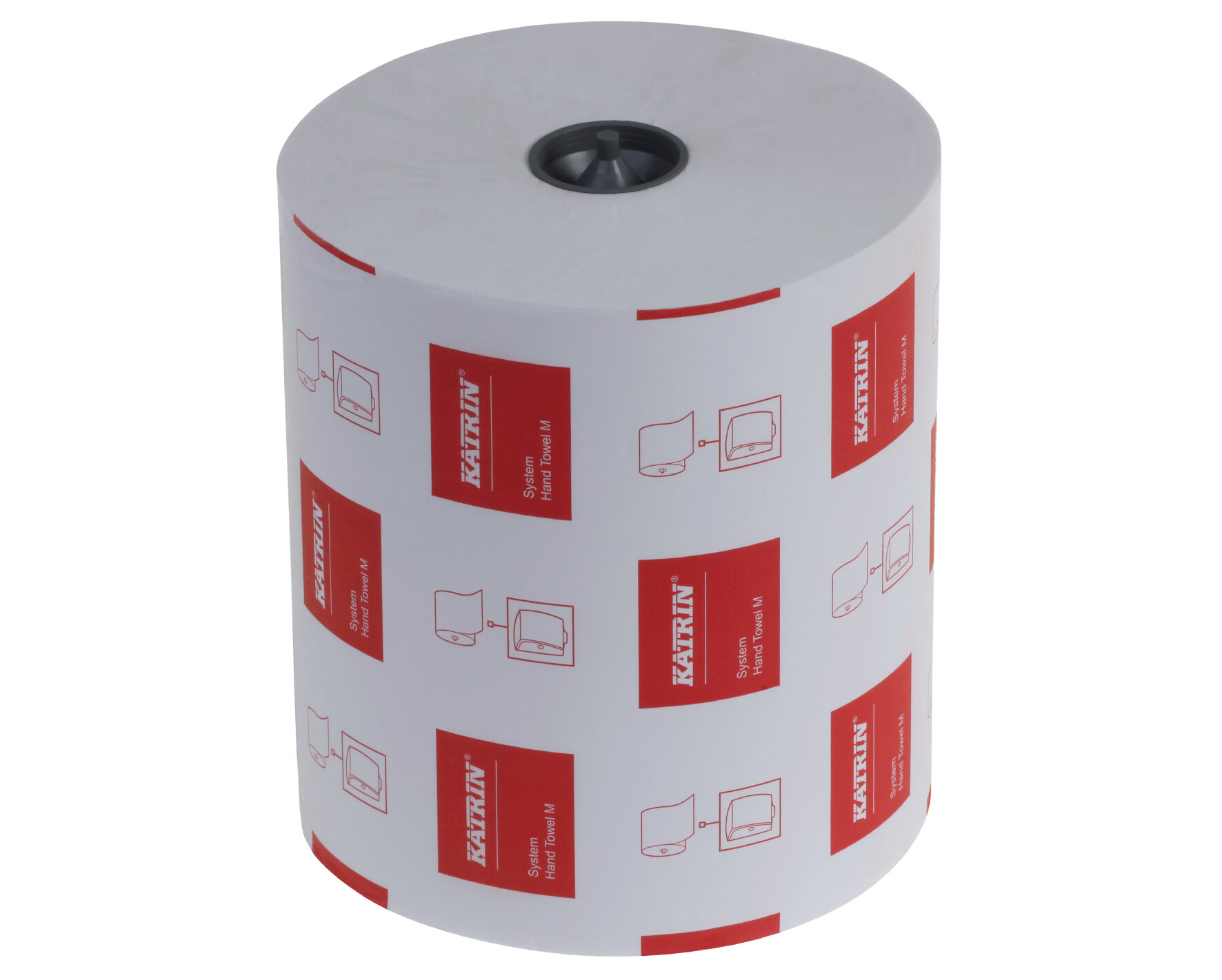 Rollenhandtuch Katrin midi, weiß, 1-lagig, unperforiert, 300 lfm