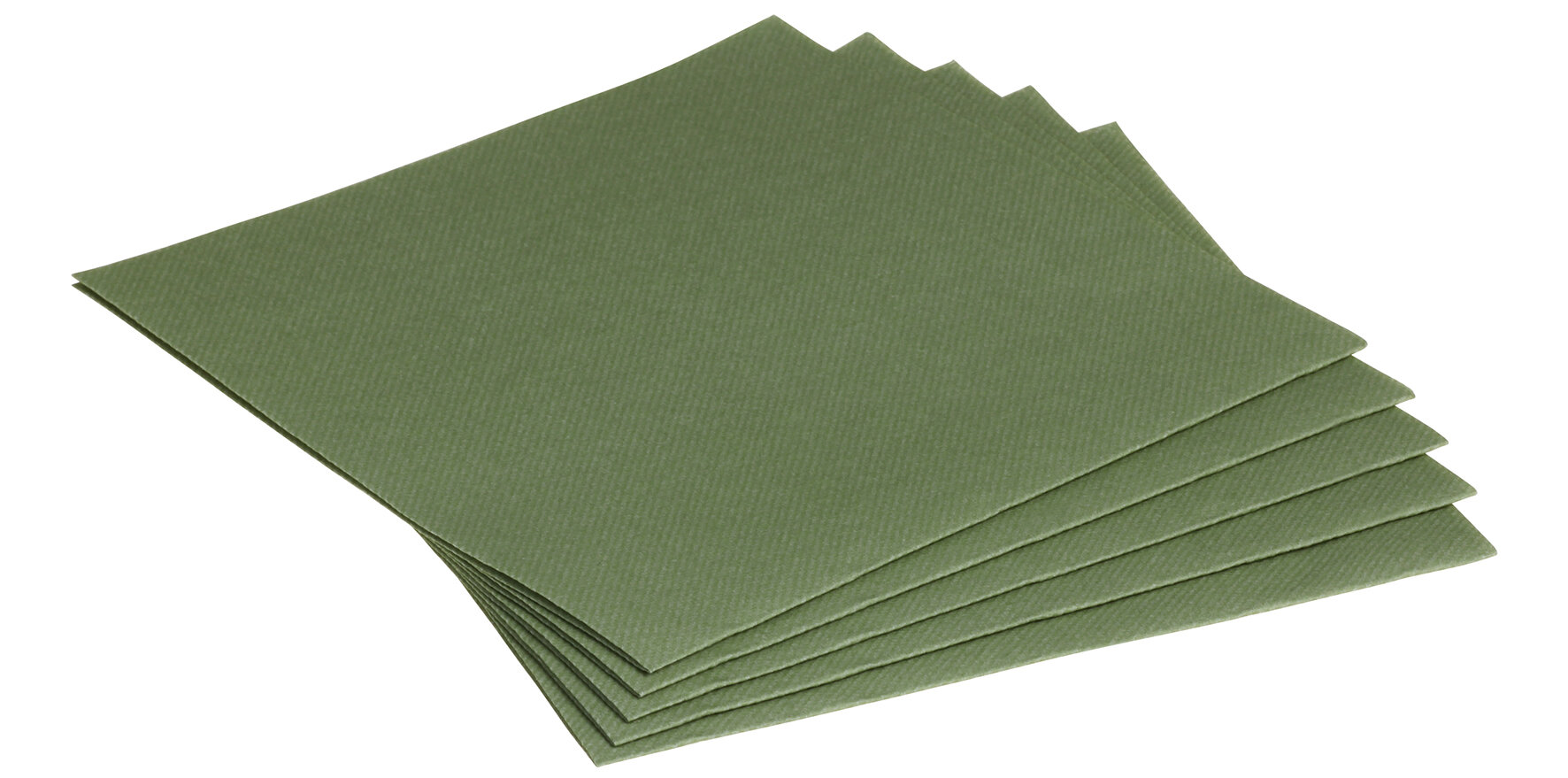 Serviette Airlaid, eukalyptus, 1/4-Falz, 40 x 40 cm