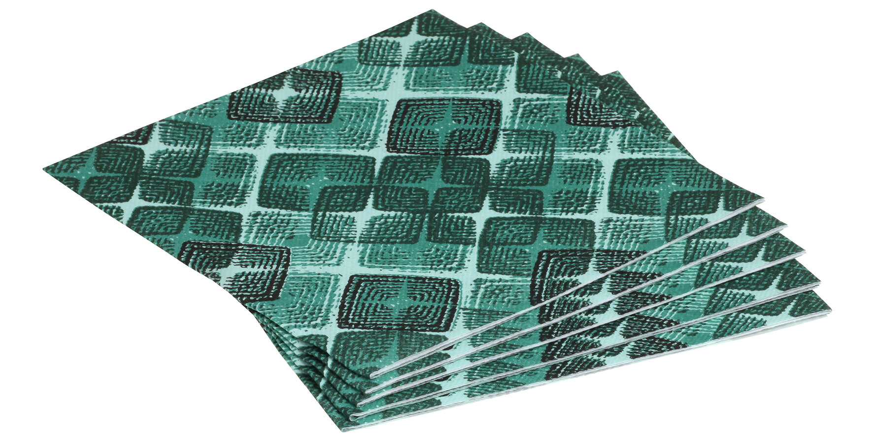 Serviette Logan Airlaid, grün, 1/4-Falz, 40 x 40 cm