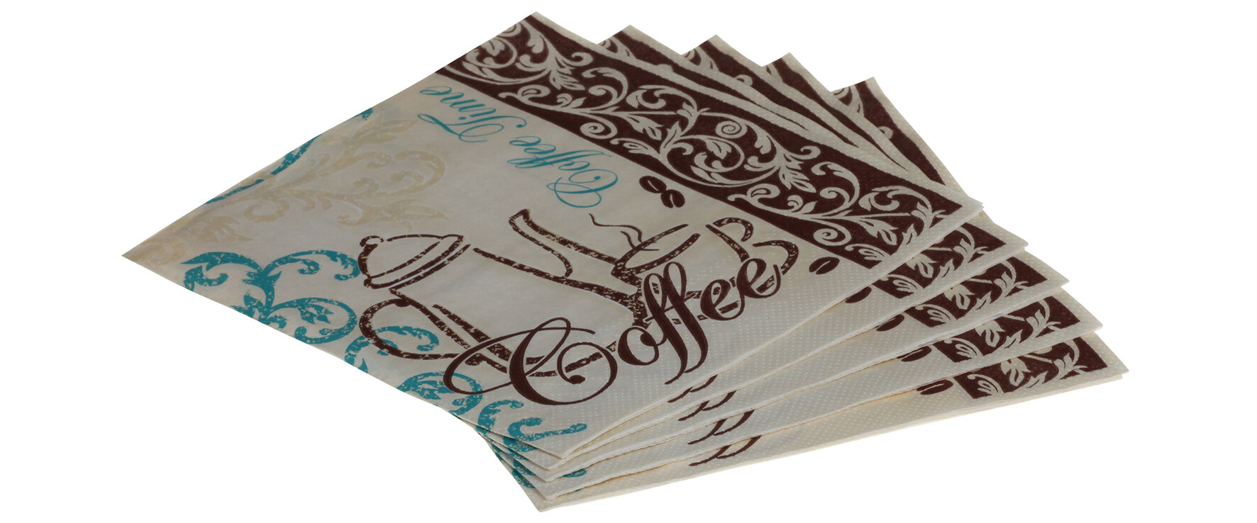 Serviette Coffee/Tea Papier, 1/4-Falz, 33 x 33 cm