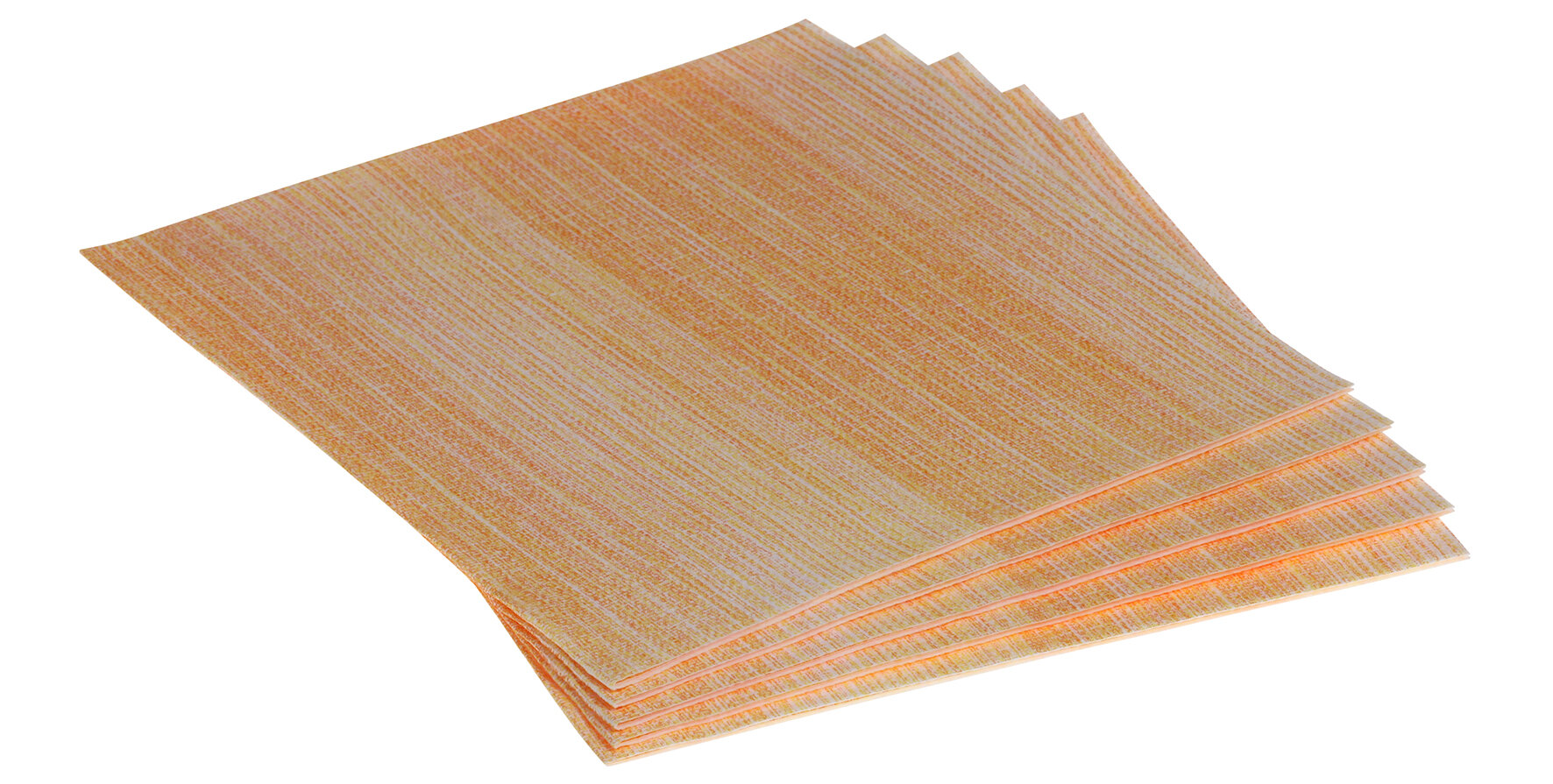 Serviette Devin Airlaid, gelb-orange, 1/4-Falz, 40 x 40 cm