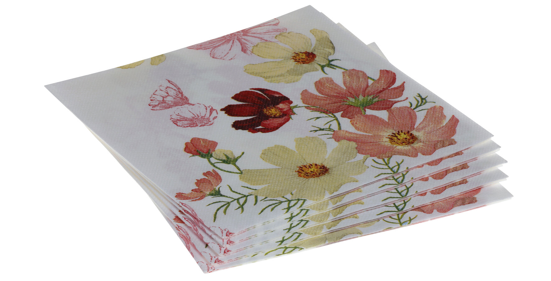 Serviette Cosmea Airlaid, 1/4-Falz, 40 x 40 cm