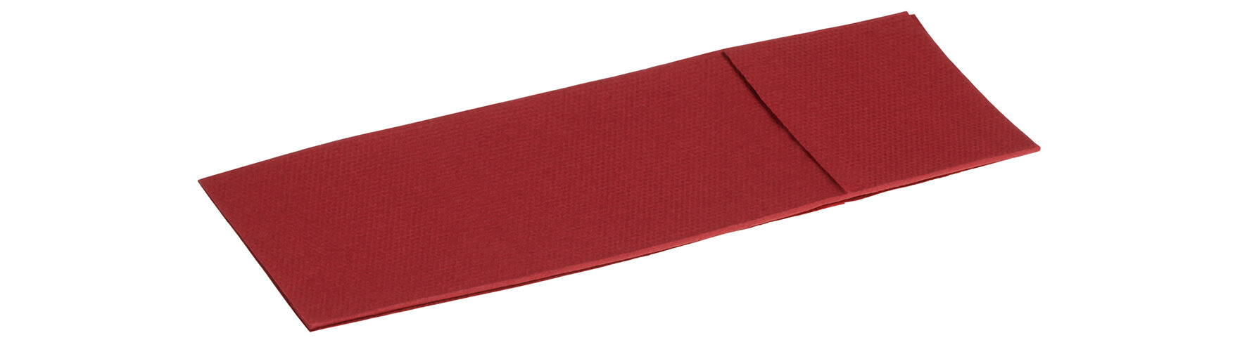 Beutelserviette Softpoint Papier, bordeaux, 1/8-Falz, 40 x 33 cm