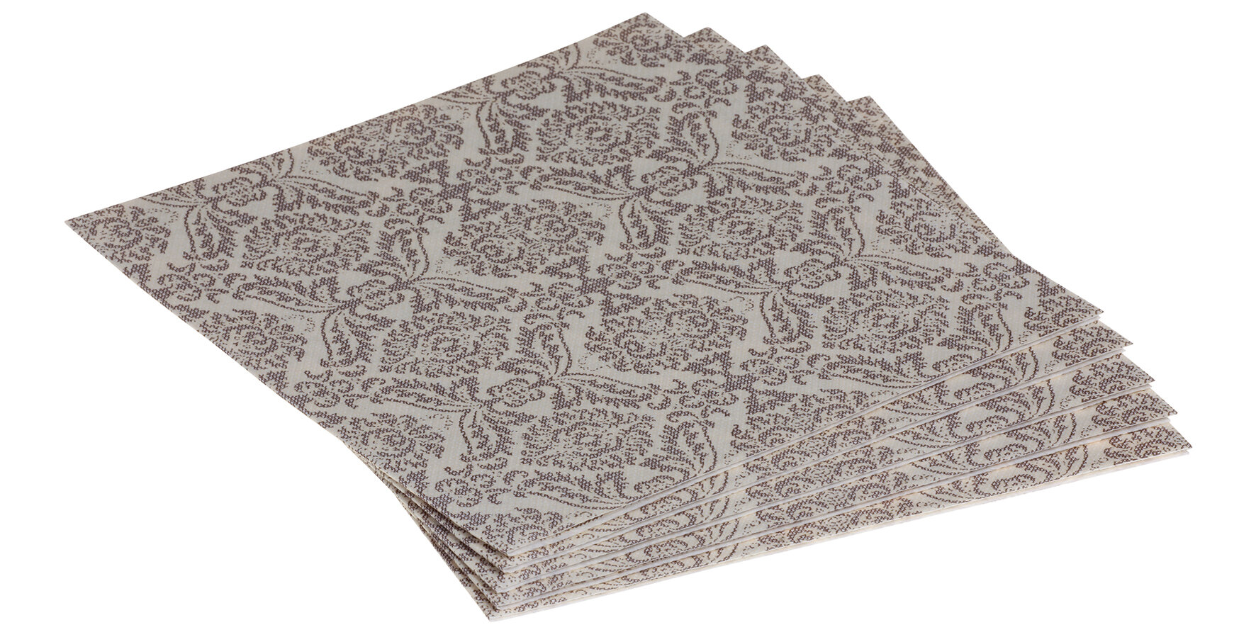 Serviette Kiyan Airlaid, braun, 1/4-Falz, 40 x 40 cm